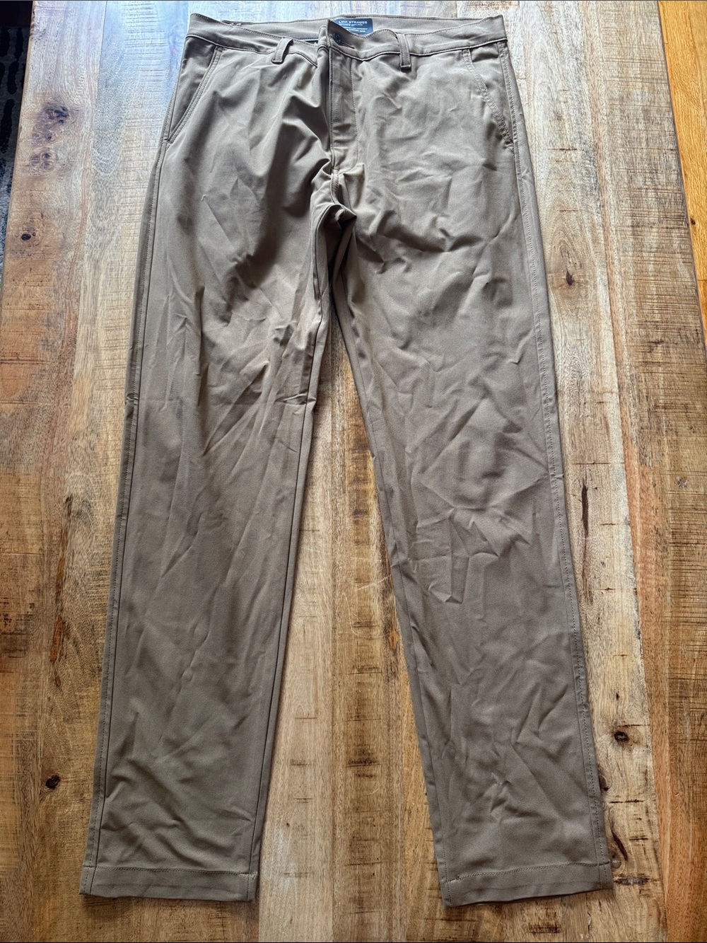 Levi Strauss Levis XX CHINO STANDARD TAPER Men's Straight Chino Pants Tan 36/34
